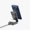 Spigen Essential Qi2 2-in-1 draadloze oplaadstandaard 25W MagSafe zwart