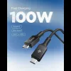 SPIGEN EB10015CC Essential USB-C naar USB-C kabel 100W 150cm Zwart