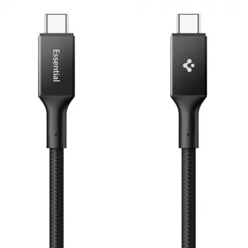 SPIGEN EB24015CC Essential USB-C naar USB-C kabel 240W 150cm Zwart