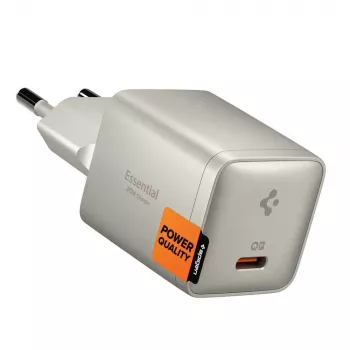 SPIGEN EE301EU-GAN ESSENTIAL 1-PORT NETWERKOPLADER 30W NATURAL TITANIUM