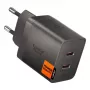 SPIGEN EE472EU-GAN Essential 2-poorts netwerkoplader 47W Gunmetal