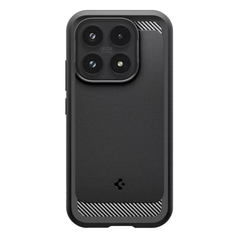 Spigen Rugged Armor Hoesje voor Xiaomi 17, mat zwart