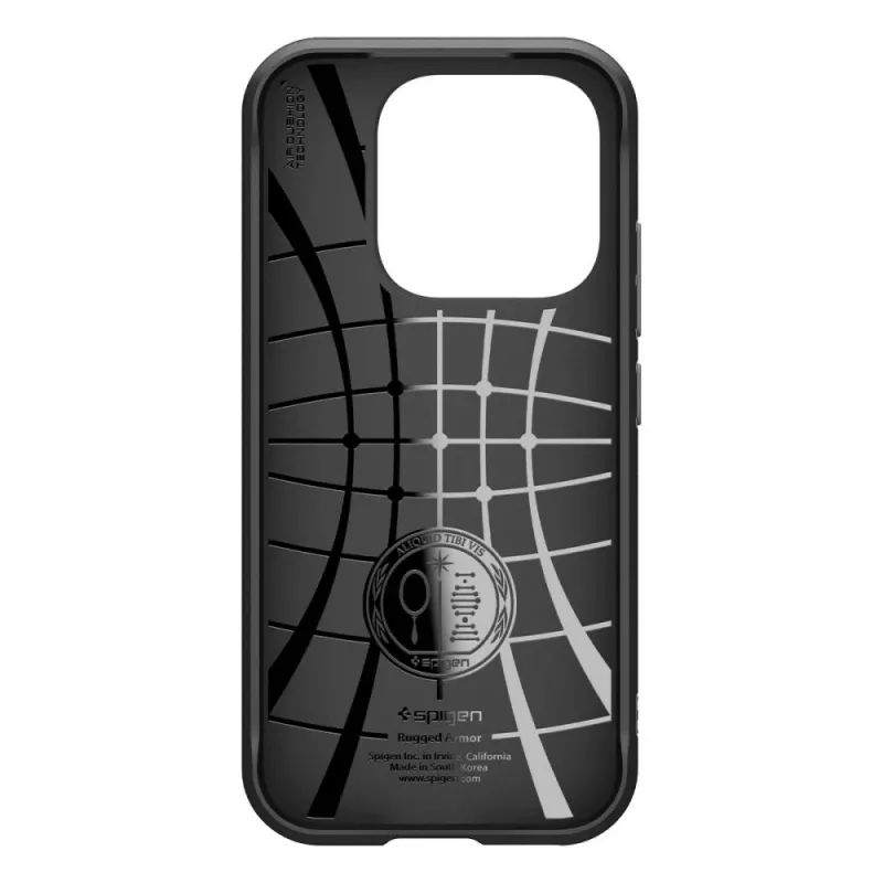 Spigen Rugged Armor Hoesje voor Xiaomi 17, mat zwart