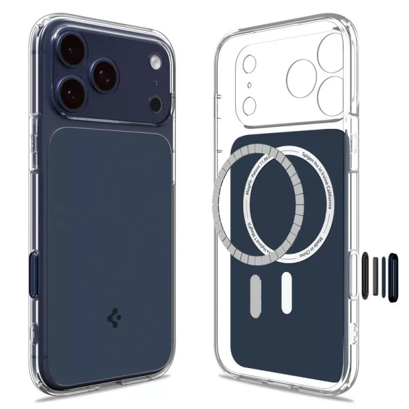 Spigen Ultra Hybrid T Mag MagSafe iPhone 17 Pro Matblauw