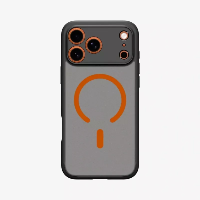 Spigen Ultra Hybrid Mag MagSafe iPhone 17 Pro Frost Black/Orange