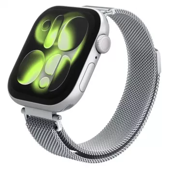 Spigen WBM4 roestvrijstalen band voor Apple Watch 8/9/10/11/SE (40/41/42mm) Silver