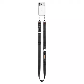 Spigen DA30M Universele Lanyard Strap Crossbody Zwart