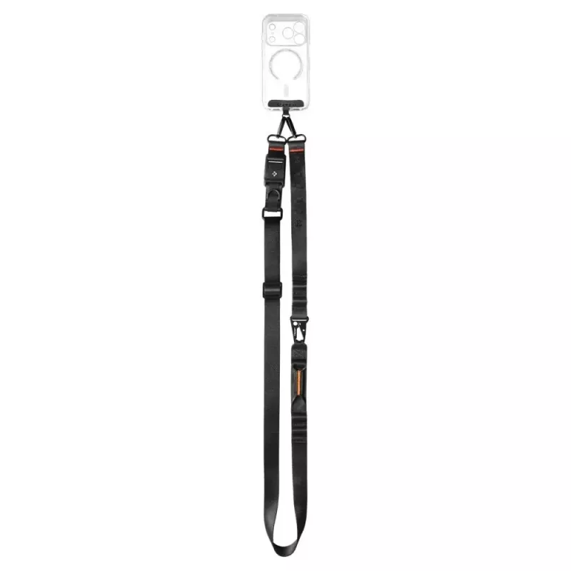 Spigen DA30M Universele Lanyard Strap Crossbody Zwart
