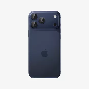 Spigen Optik Pro XL GLAS.TR EZ FIT Camerabescherming voor Apple iPhone 17 Pro - Blauw