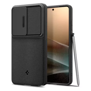 Spigen Optik Armor Galaxy S26 Ultra Zwart