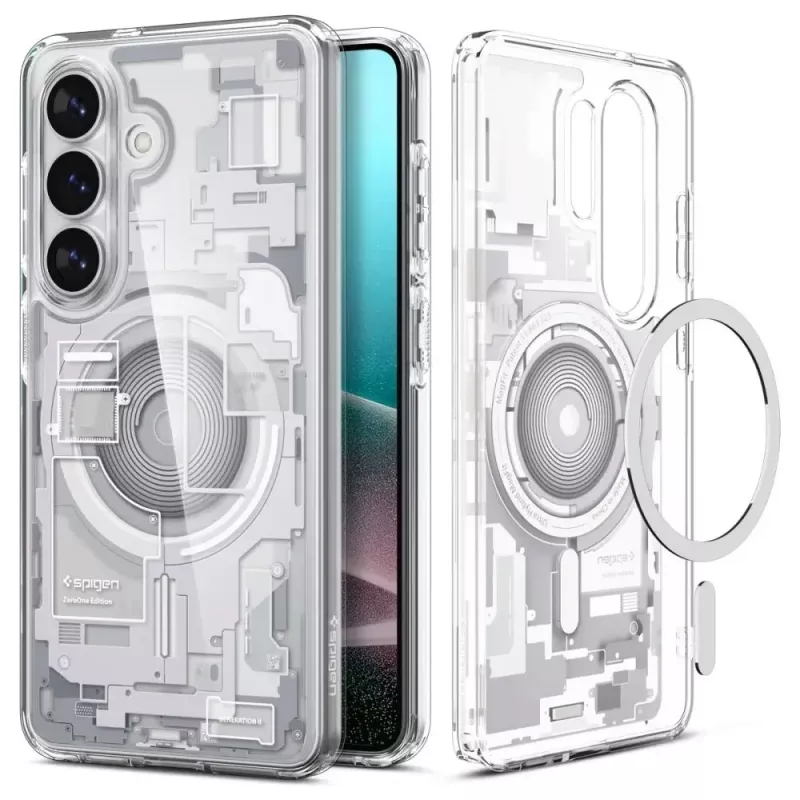 Spigen Ultra Hybrid Mag MagSafe Galaxy S26+ Plus Zero One White