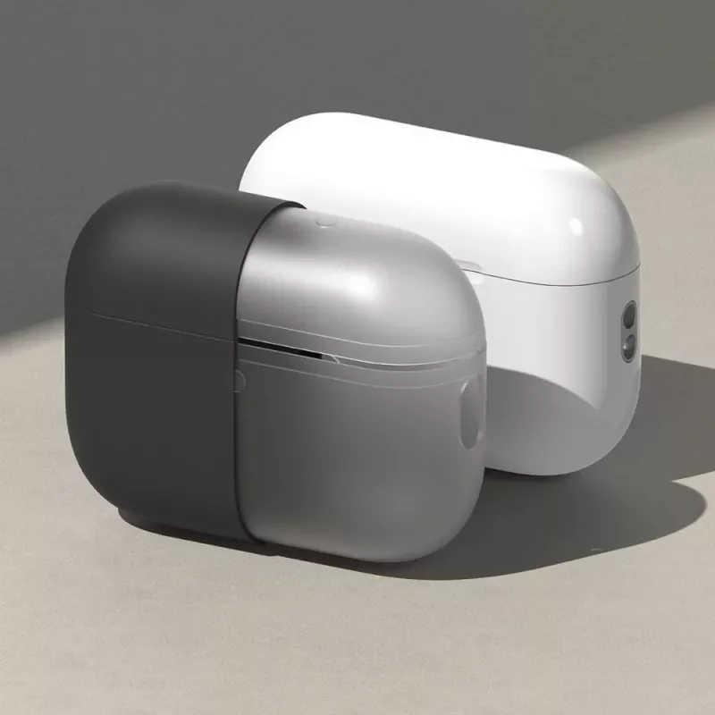 Ringke Siliconen hoesje voor Apple AirPods Pro 3, zwart