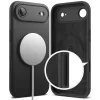 Ringke Silicone Magnetic MagSafe hoesje voor Apple iPhone 17 Air - zwart
