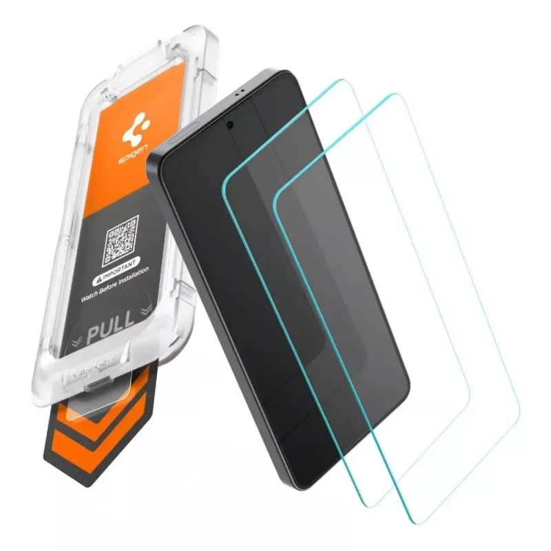 Spigen Glas.tR EZ Fit Pro AC HD 2-pack Tempered Glass Screen Protector voor Samsung Galaxy S26+ Plus Clear