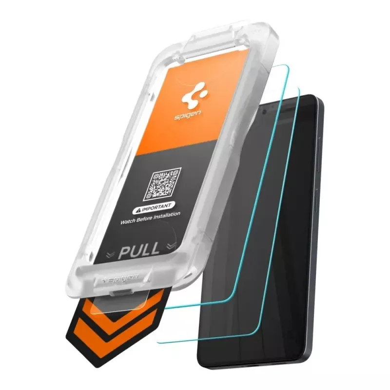Spigen Glas.tR EZ Fit Pro AC HD 2-pack Tempered Glass Screen Protector voor Samsung Galaxy S26+ Plus Clear