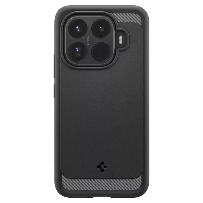 Spigen Rugged Armor Hoesje voor Xiaomi 15T Pro, mat zwart