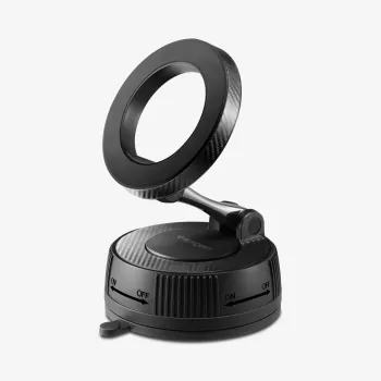 SPIGEN MFT36 VacuumLock Magnetic MagSafe dashboard-autohouder zwart