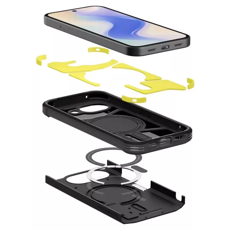Spigen Tough Armor MagFit MagSafe-hoes voor Google Pixel 8a - zwart