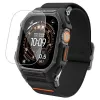 Spigen Lite Fit Pro & gehard glas Apple Watch Ultra 1 / 2 / 3 (49 mm) mat zwart