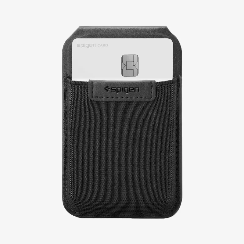 Spigen S314-4 Slim Fold statief portemonnee MagSafe zwart