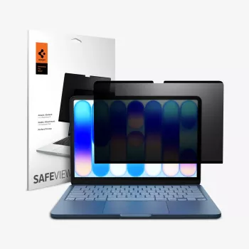 Spigen Safe View privacyscreenfilter voor MacBook Neo 13 (2026)
