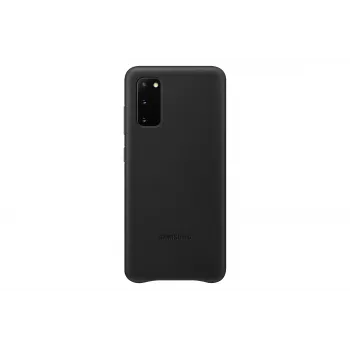 Samsung Galaxy S20 leren hoesje zwart