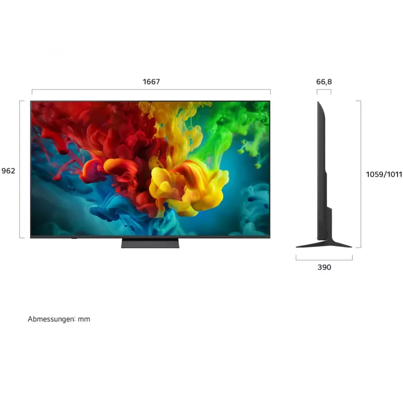 LG 75QNED83B6A 75 inch QNED MiniLED 4K Smart-tv (2024)