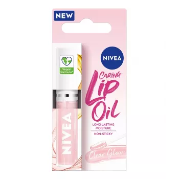 NIVEA Caring Lip Oil Clear Glow hydraterende lippenolie 5,5 ml