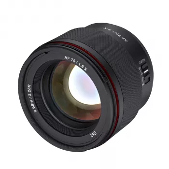 Samyang AF 75mm f/1.8 FE objectief voor Fujifilm X