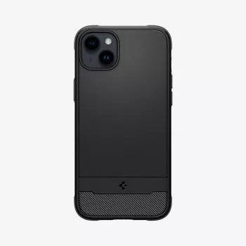 Spigen Rugged Armor Mag MagSafe iPhone 14 hoes mat zwart