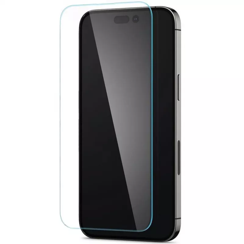 Spigen Glas tR Slim HD screenprotector voor Apple iPhone 14 Pro Max, gehard glas, 9H-hardheid, krasbestendig, transparant, 1 verpakking
