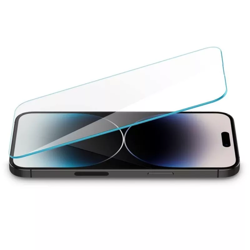 Spigen Glas tR Slim HD screenprotector voor Apple iPhone 14 Pro Max, gehard glas, 9H-hardheid, krasbestendig, transparant, 1 verpakking
