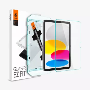 Spigen Glas.tR EZ Fit screenprotector voor Apple iPad 10,9 inch (10e generatie, 2022) - gehard glas