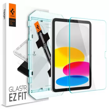 Spigen Glas.tR EZ Fit screenprotector voor Apple iPad 10,9 inch (10e generatie, 2022) - gehard glas