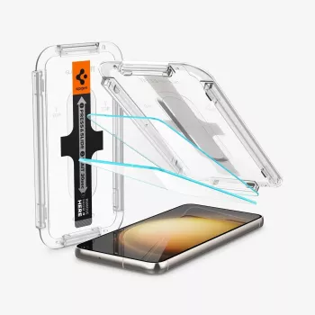 Spigen Glas.tR EZ Fit Tempered Glass Schermbeschermer voor Samsung Galaxy S23 (2-pack) Clear
