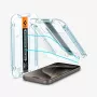 Spigen GLAS.tR EZ FIT 2-pack Tempered Glass Schermbeschermer voor iPhone 15 Pro