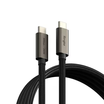 RINGKE USB 3.2 Gen 2x2 Type-C kabel PD 240W 200cm zwart