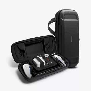Spigen Rugged Armor Pro Case voor Sony PlayStation Portal - zwart
