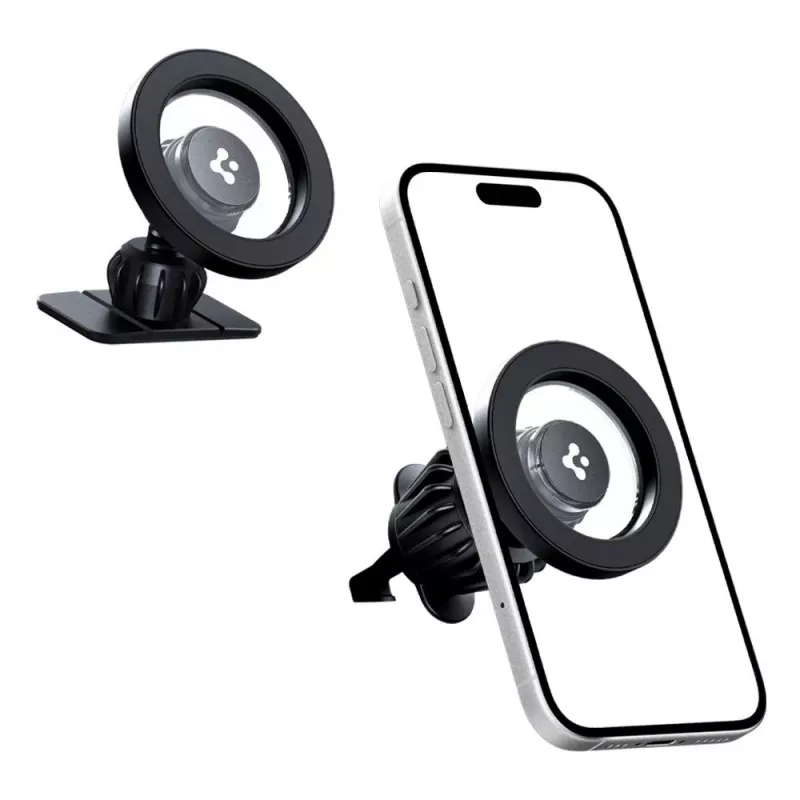 SPIGEN MFT13 magnetische MagSafe autohouder voor dashboard en ventilatierooster, zilver