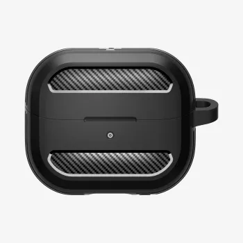 Spigen Rugged Armor Case voor Samsung Galaxy Buds 3 / Buds 3 Pro - mat zwart