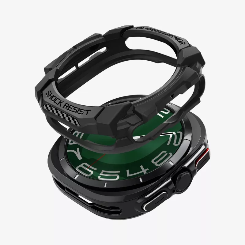 Spigen Rugged Armor Samsung Galaxy Watch Ultra (47mm) mat zwart