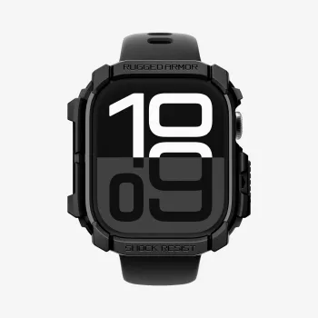 SPIGEN Rugged Armor Apple Watch 10 / 11 (42 mm) mat zwart