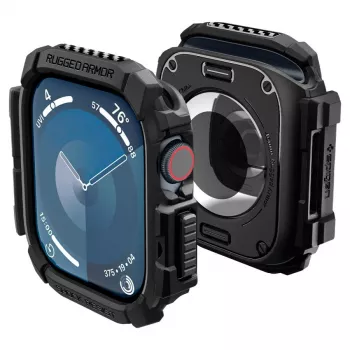 SPIGEN Rugged Armor Apple Watch 10 / 11 (46 mm) mat zwart