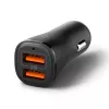 SPIGEN Essential EV302 2-poorts autolader 30W zwart
