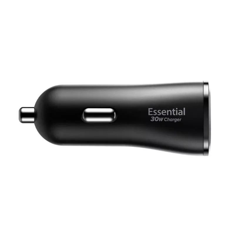 SPIGEN Essential EV302 2-poorts autolader 30W zwart
