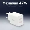 SPIGEN ESSENTIAL EE472EU 2-poorts netlader 47W wit