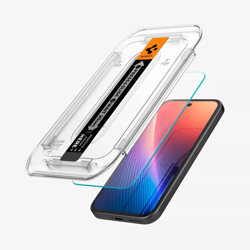 Spigen Glas.tR EZ Fit 2-pack displaybeschermfolie voor Google Pixel 9a, helder