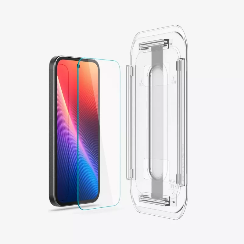 Spigen Glas.tR EZ Fit 2-pack displaybeschermfolie voor Google Pixel 9a, helder
