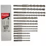 Makita SDS-PLUS hamerboor-bitset 14-delig (5-14mm) in kunststofkoffer D-71956