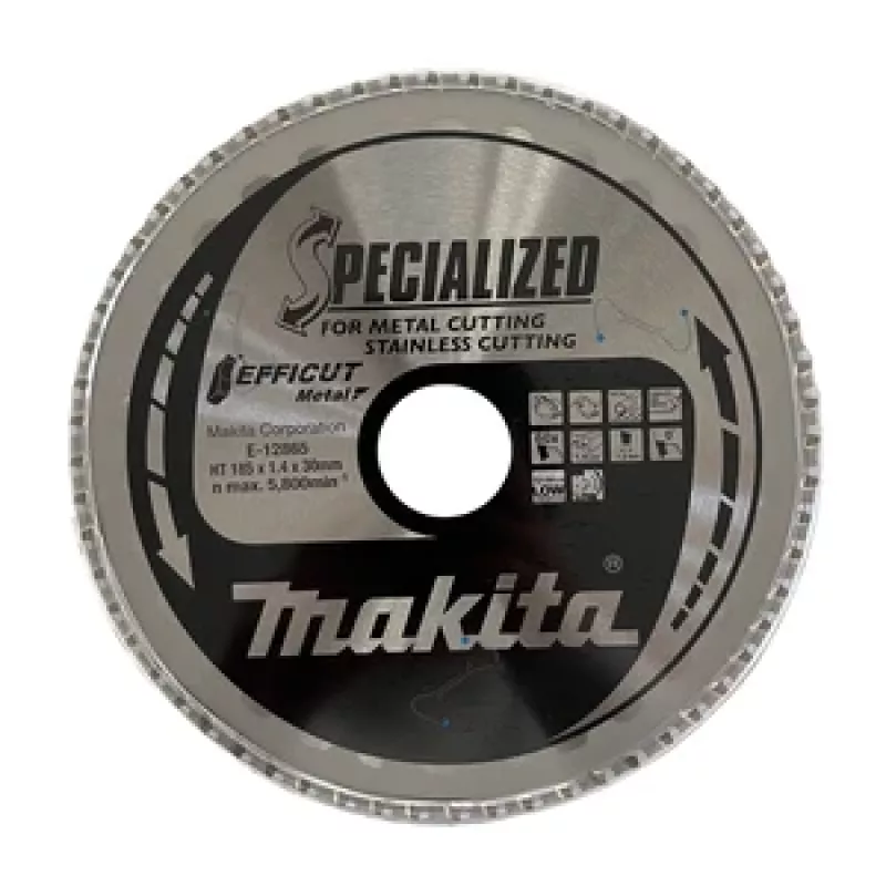 Makita Specialized EFFICUT cirkelzaagblad voor hout en metaal, 185 mm, 60 tanden